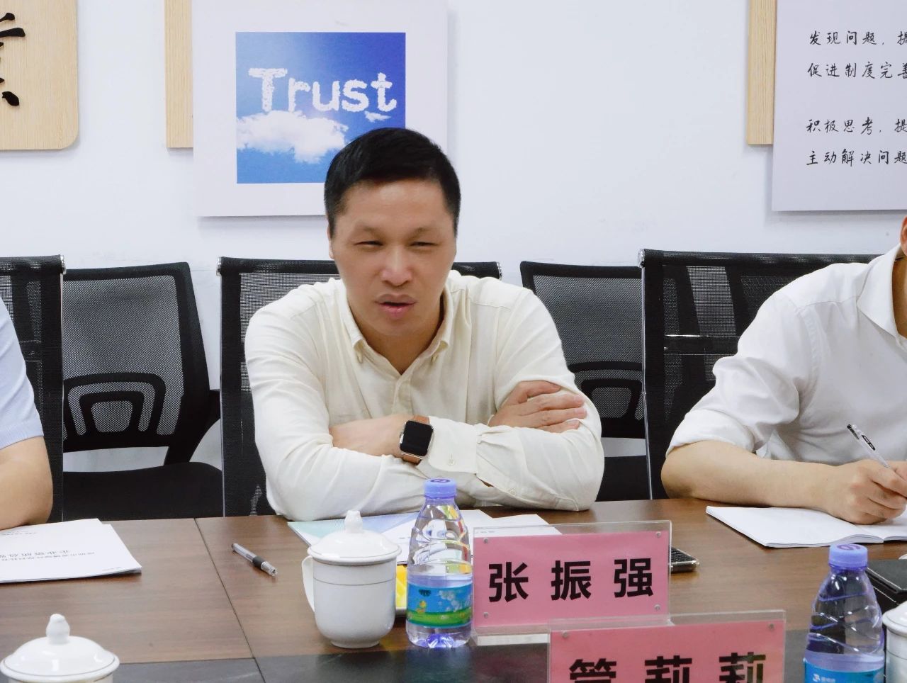 深圳市财政局、商务局、发改委及专家联合会领导一行莅临爱博绿考察指导