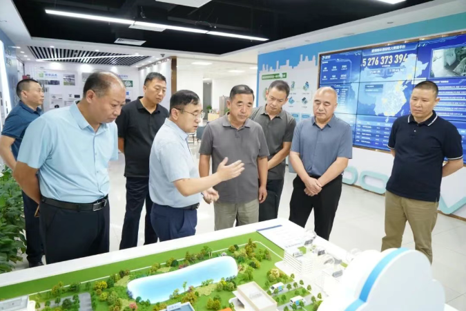 安徽砀山、夏邑县领导到访爱博绿 安徽砀山、夏邑县领导到访爱博绿